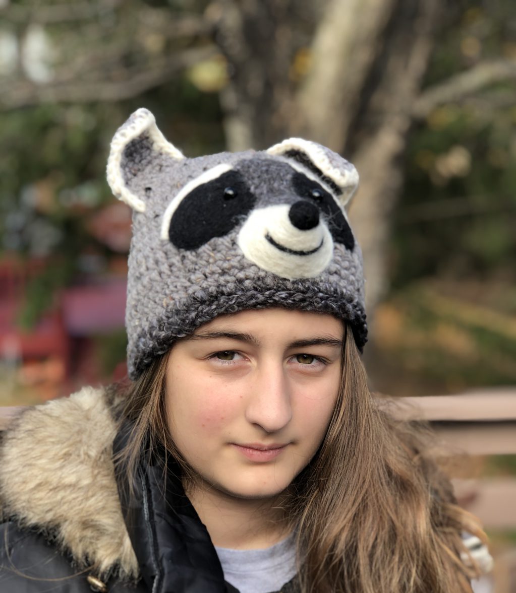 Raccoon hat - Beezoo by Kate